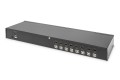 Przełącznik KVM 8 portowy, Rack 19", 4K 30Hz, 8xHDMI IN, 1xHDMI OUT, 2xUSB A - 2949588