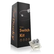 Ducky Gateron G Pro Silver Switches, mechanisch, 3-Pin, linear, MX-Stem, 45g - 110 Stück - 2949592