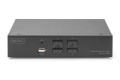 Przełącznik KVM, 4 portowy, 4K 60Hz, 4xDP IN, 1xDP OUT, 2xUSB A, 2x Audio IN&OUT - 2949599