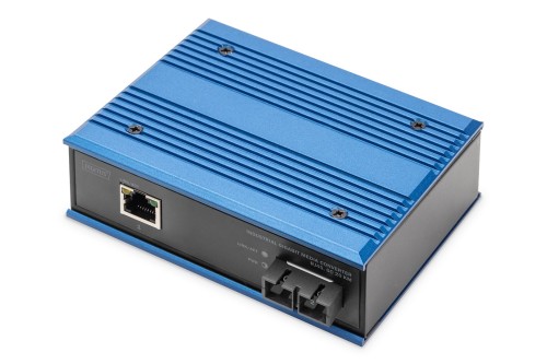 Digitus Przemysłowy gigabitowy konwerter mediów RJ45, SC 20 km - 2949637