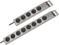 Brennenstuhl Super-Solid Surge Protection 4.500 A Srebrny 8 x gniazdo sieciowe 2,5 m - 2928354
