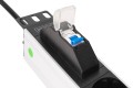 Digitus Aluminiowa listwa gniazdowa, 7-drożna z wyłącznikiem automatycznym - 2949840