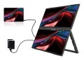 Verbatim Portable 15.6" FHD Dual Monitor Essentials Przenośny monitor Czarny 39,6 cm (15.6") LCD 1920 x 1080 px - 2950563