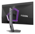 AOC AGON PRO AG276QKD2 monitor komputerowy 67,3 cm (26.5") 2560 x 1440 px Quad HD QD-OLED Czarny, Szary - 2931248