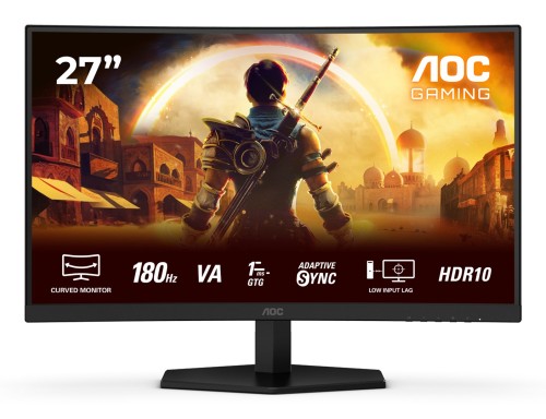 Monitor AOC C27G42E 27 cali VA FHD 16:9 180Hz 1920x1080 HDMI x2 Czarny - 2951263