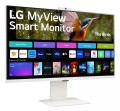 LG MyView Smart monitor komputerowy 80 cm (31.5") 3840 x 2160 px 4K Ultra HD LCD Biały - 2931539