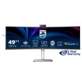 Philips 49B2U6900CH/00 monitor komputerowy 124 cm (48.8") 5120 x 1440 px Dual QHD LCD Czarny - 2951545