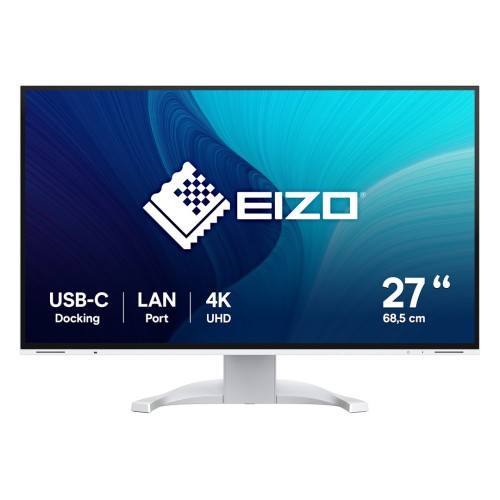 Monitor EIZO FlexScan EV2740X-WT - 68,6 cm (27") - 3840 x 2160 pikseli - 4K Ultra HD - LCD - 5 ms - Biały - 2951624