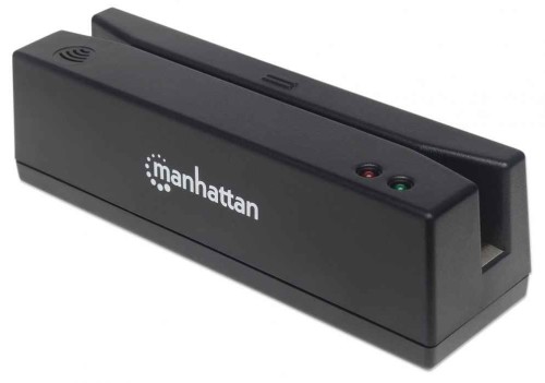 MANHATTAN Magnetkartenleser USB drei Spuren Leser   schwarz - 2951749