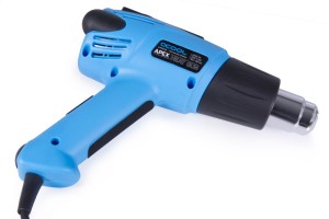 Alphacool 10178 opalarka Pistolet na gorące powietrze 650 °C 2000 W Czarny, Niebieski