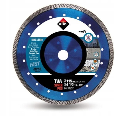 Tarcza diamentowa do materiałów twardych, obrzeże Turbo VIPE - 2952246