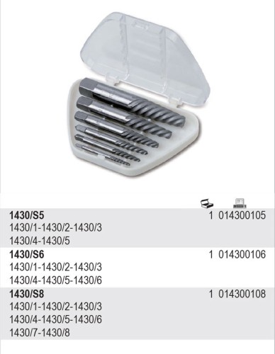 Zestaw wykrętaków BETA komplet 8 części 1430/S8 - 2952650