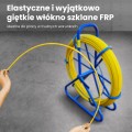 Extralink Pilot do przeciągania kabli Pilot 4.5mm 100m włókno szklane FRP, śr. 4,5mm, dł. 100m, żółty - 2952679