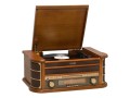 Drewniane centrum muzyczne retro Denver MCR-50MK3 z gramofonem - 2952747