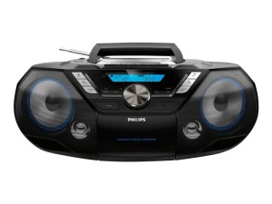 Philips AZB798T/12 przenośny system stereo Analogowe i cyfrowe 12 W DAB, DAB+, FM Czarny Odtwarzacz mp3