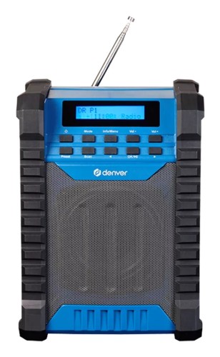 Denver WRD-60 radio Przenośny Czarny, Niebieski - 2952808