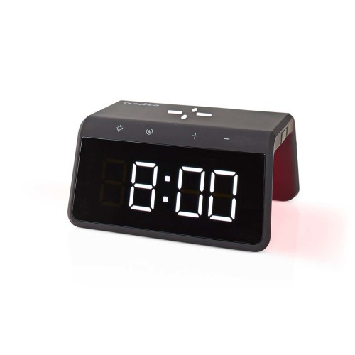 Nedis WCACQ30BK budzik Cyfrowy budzik Czarny - 2952821