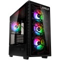 Kolink Observatory Y AMD SE ARGB Midi Tower Czarny, Przezroczysty - 2953064
