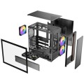 Antec FLUX REAR Midi Tower Czarny - 2953605