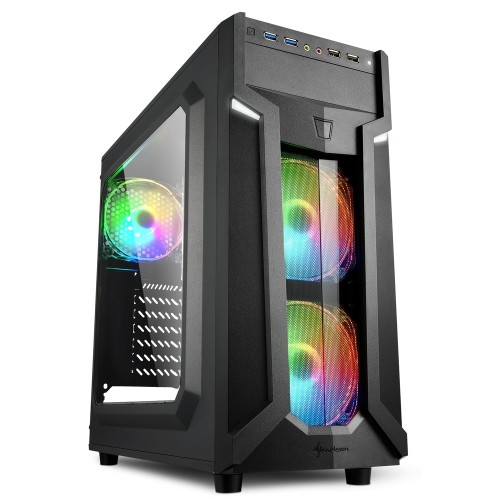 Sharkoon VG6-W RGB Midi Tower Czarny - 2953706
