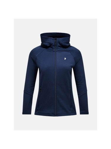 Bluza rozpinana damska Peak Performance Rider Essentials Zip Hood - blue shadow/blue shadow rozmiar: s - 2953777