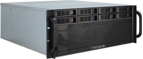 Inter-Tech 4U-4408 Rack Czarny, Srebrny - 2953915