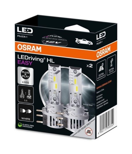 LIGHT LED EASY H15 12V 23W 2PCS - 2954226