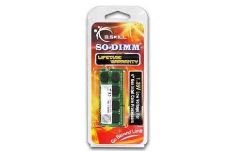 G.Skill 4GB DDR3-1600 moduł pamięci 1 x 4 GB 204-pin SO-DIMM - 2954246
