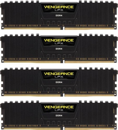 DDR4  64GB PC 2666 CL16 CORSAIR KIT (4x16GB) Vengeance LPX retail - 2954272