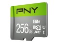 SD MicroSD XC Card 256GB PNY Elite Cl.10 U1 retail - 2954548