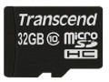 SD microSD Card  32GB Transcend SDHC Class10 w/adapter - 2954549