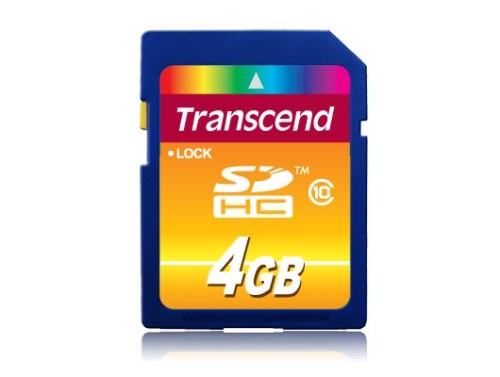 SD Card   4GB Transcend SDHC Class10 - 2934466