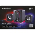 DEFENDER GŁOŚNIKI KOMPUTEROWE V14 2.1 BLUETOOTH 11W USB 65314 - 2954799
