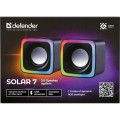 DEFENDER GŁOŚNIKI KOMPUTEROWE SOLAR 7 2.0 6W USB 65117 - 2954812