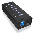 ICY BOX IB-AC618 USB 3.2 Gen 1 (3.1 Gen 1) Type-B 5000 Mbit/s Czarny - 2954841