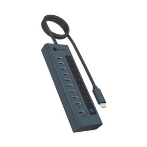 ICY BOX IB-HUB1450-C31 10000 Mbit/s Antracyt