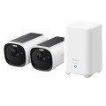 Eufy eufyCam E40 2-Cam Kit + HomeBase S280 Tubowa Kamera bezpieczeństwa IP Zewnętrzna 2688 x 1520 px Ściana - 2955017