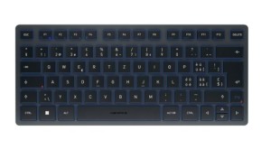 CHERRY TAS KW 7100 MINI BT Bezprzewodowy układ CH-Slate Niebieski