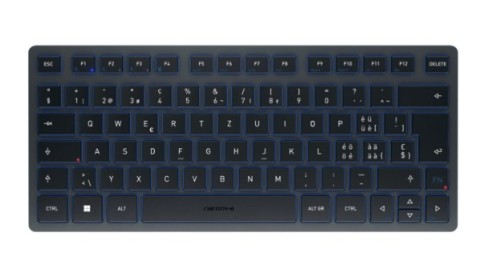 CHERRY TAS KW 7100 MINI BT Bezprzewodowy układ CH-Slate Niebieski - 2955063