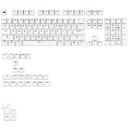 Glorious GPBT Basics, układ ANSI (USA), PBT, Dye-Sub - Klasyczny biały