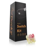 Przełącznik Ducky TTC Gold Pink, mechaniczny, 3-pinowy, liniowy, MX-Stem, 37g - 110 sztuk - 2955090