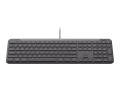 Logitech Signature Slim Wired K620 For Business klawiatura Uniwersalne USB QWERTZ Niemiecki Grafitowy - 2934645