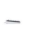 CHERRY KC 200 MX klawiatura Uniwersalne USB QWERTZ Niemiecki Srebrny, Biały - 2955154