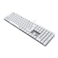 CHERRY KC 200 MX klawiatura Uniwersalne USB QWERTZ Niemiecki Srebrny, Biały - 2955152