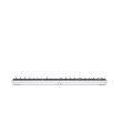 CHERRY KC 200 MX klawiatura Uniwersalne USB QWERTZ Niemiecki Srebrny, Biały - 2955166