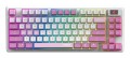 MSI FORGE GK600 TKL WIRELESS VIOLET klawiatura Gaming USB + Bluetooth QWERTY Hiszpański Różowy, Fioletowy, Biały - 2955224