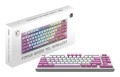 MSI FORGE GK600 TKL WIRELESS VIOLET klawiatura Gaming USB + Bluetooth QWERTY Hiszpański Różowy, Fioletowy, Biały - 2955228