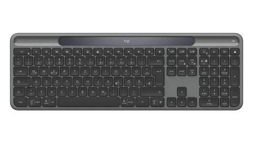 Logitech Signature Slim Solar+ K980 klawiatura Uniwersalne RF Wireless + Bluetooth QWERTZ Niemiecki Grafitowy - 2934757