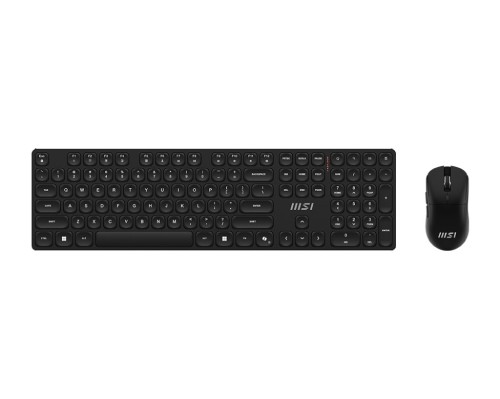 MSI FORGE K210 WIRELESS COMBO klawiatura Dołączona myszka Dom/Biuro USB Czarny - 2955351