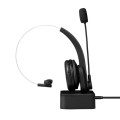 LogiLink BT0059 słuchawki/zestaw słuchawkowy Bezprzewodowy Opaska na głowę Biuro/centrum telefoniczne Bluetooth Podstawka do ładowania Czarny - 2935315